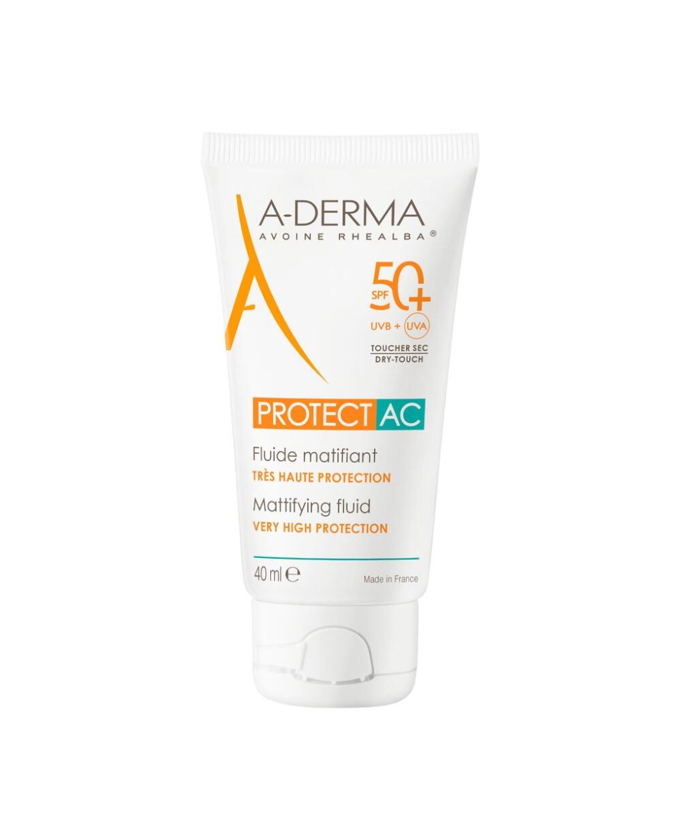 Aderma A-D Protect Ac Fluido Opacizzante + Alta Protezione M50+