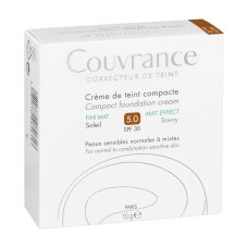 Avene Couvrance Fondotinta Sole 5.0 Effetto Vellutato Pelli Normali Miste 10g