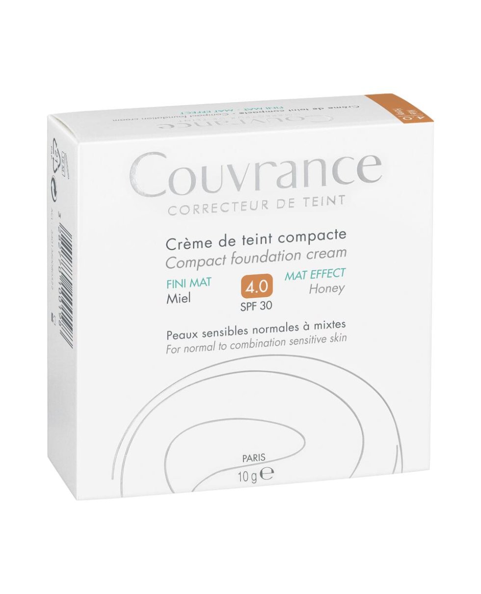 Avene Couvrance Fondotinta Miele 4.0 Effetto Vellutato Pelli Normali Miste 10g