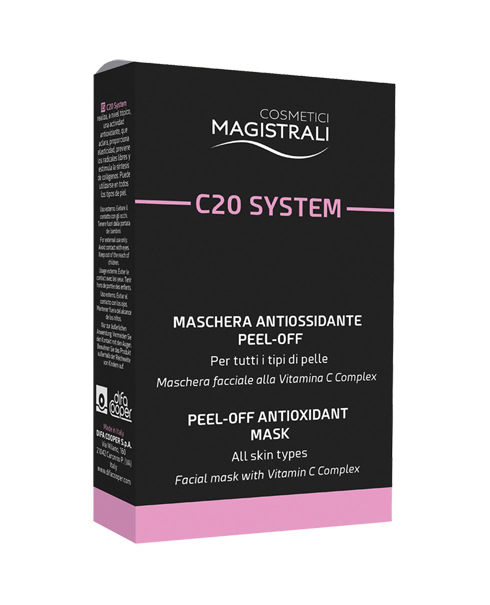 Cosmetici Magistrali C20 System Maschera Viso Antiossidante Antiage Illuminante