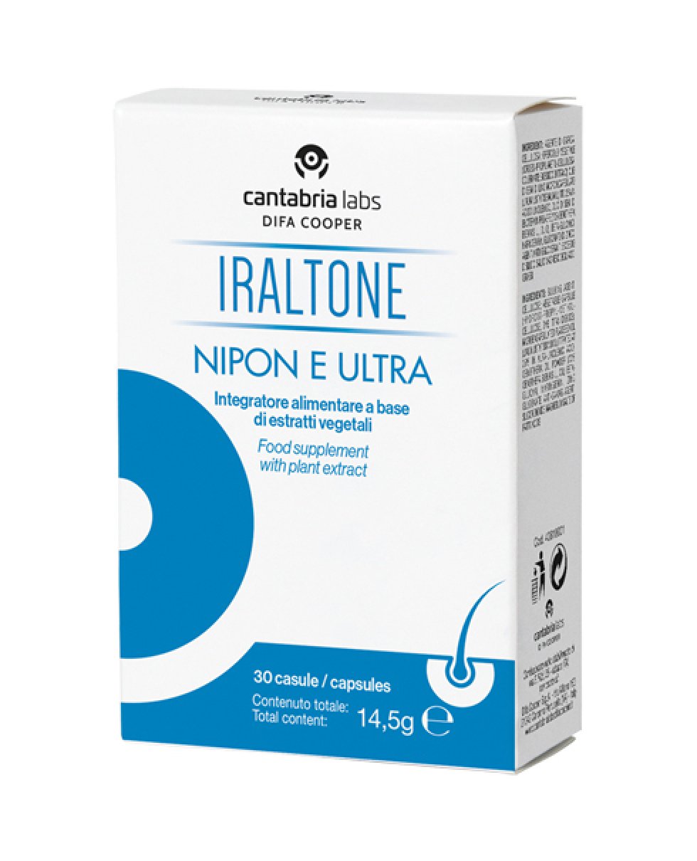 Iraltone Nipon E Ultra Integratore Alimentare per Capelli Fragili