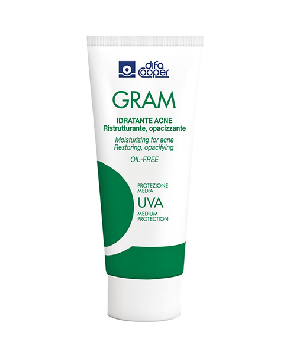 Gram Idratante Acne Crema Idratante per Pelle Mista o Acneica