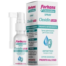 Forhans Clexidin Spray Con Clorexidina Azione Locale 0,30% 50Ml