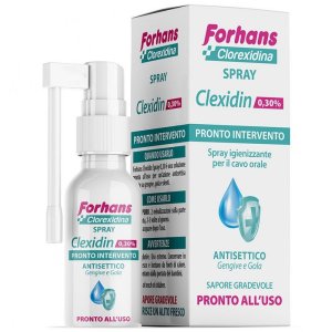 Forhans Clexidin Spray Con Clorexidina Azione Locale 0,30% 50Ml