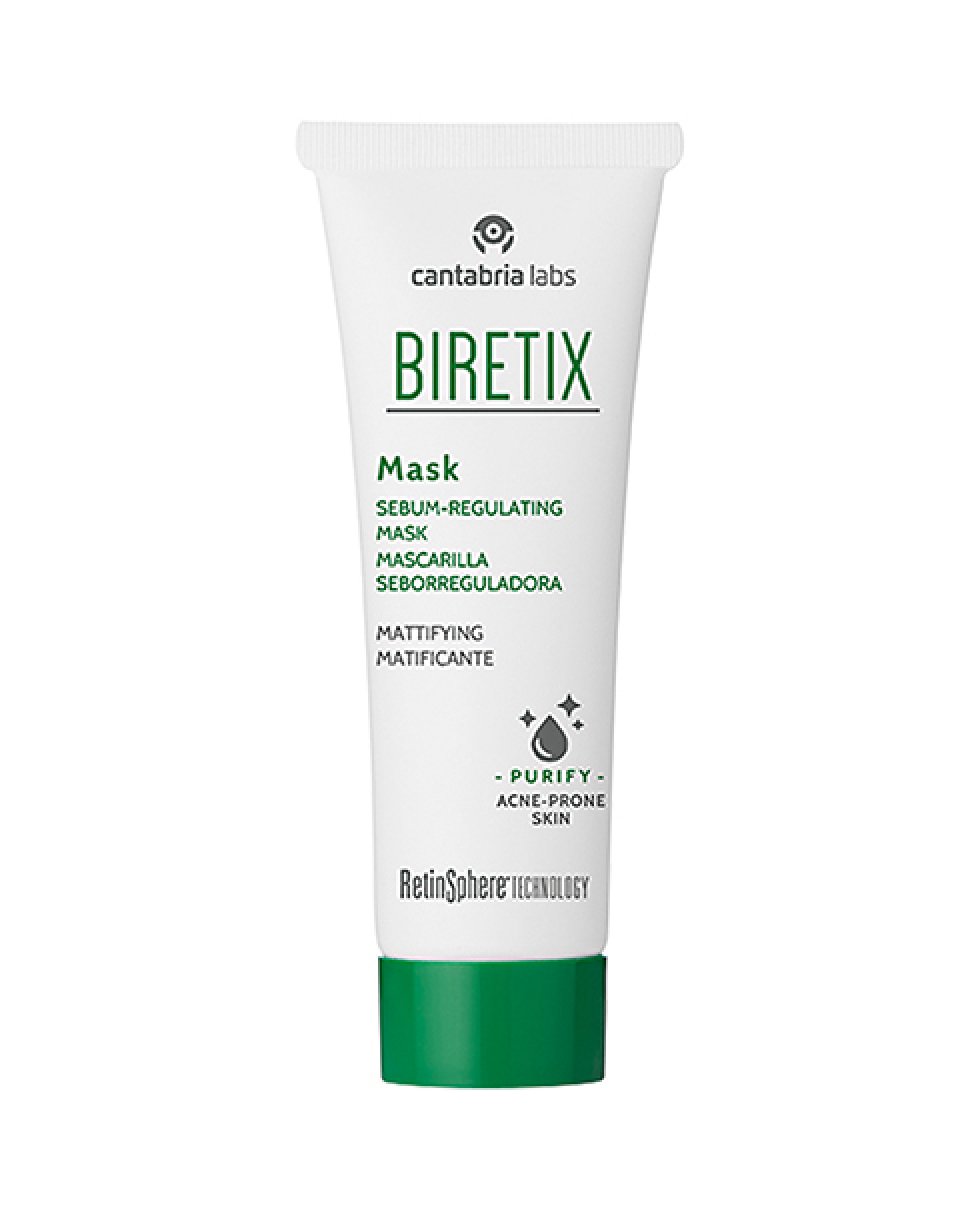 Biretix Mask Machera Viso Sebo-Riequilibrante 