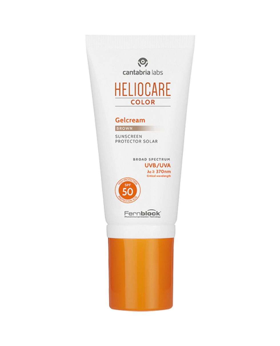 Heliocare Color Brown Crema Viso Colorata con Protezione Solare SPF 50+ 