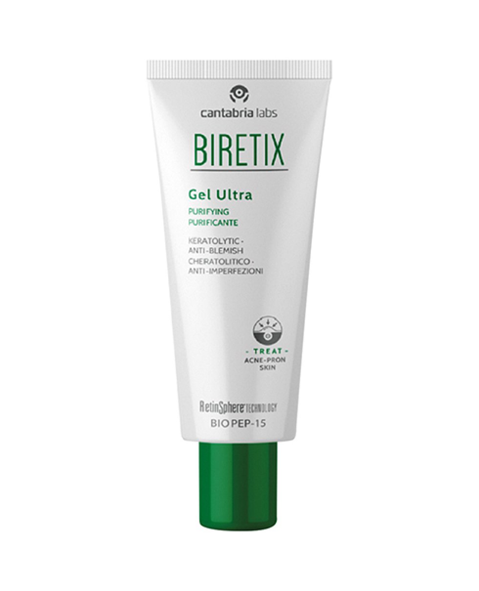 Biretix Gel Ultra Gel Esfoliante e Idratante per Pelle a Tendenza Acneica