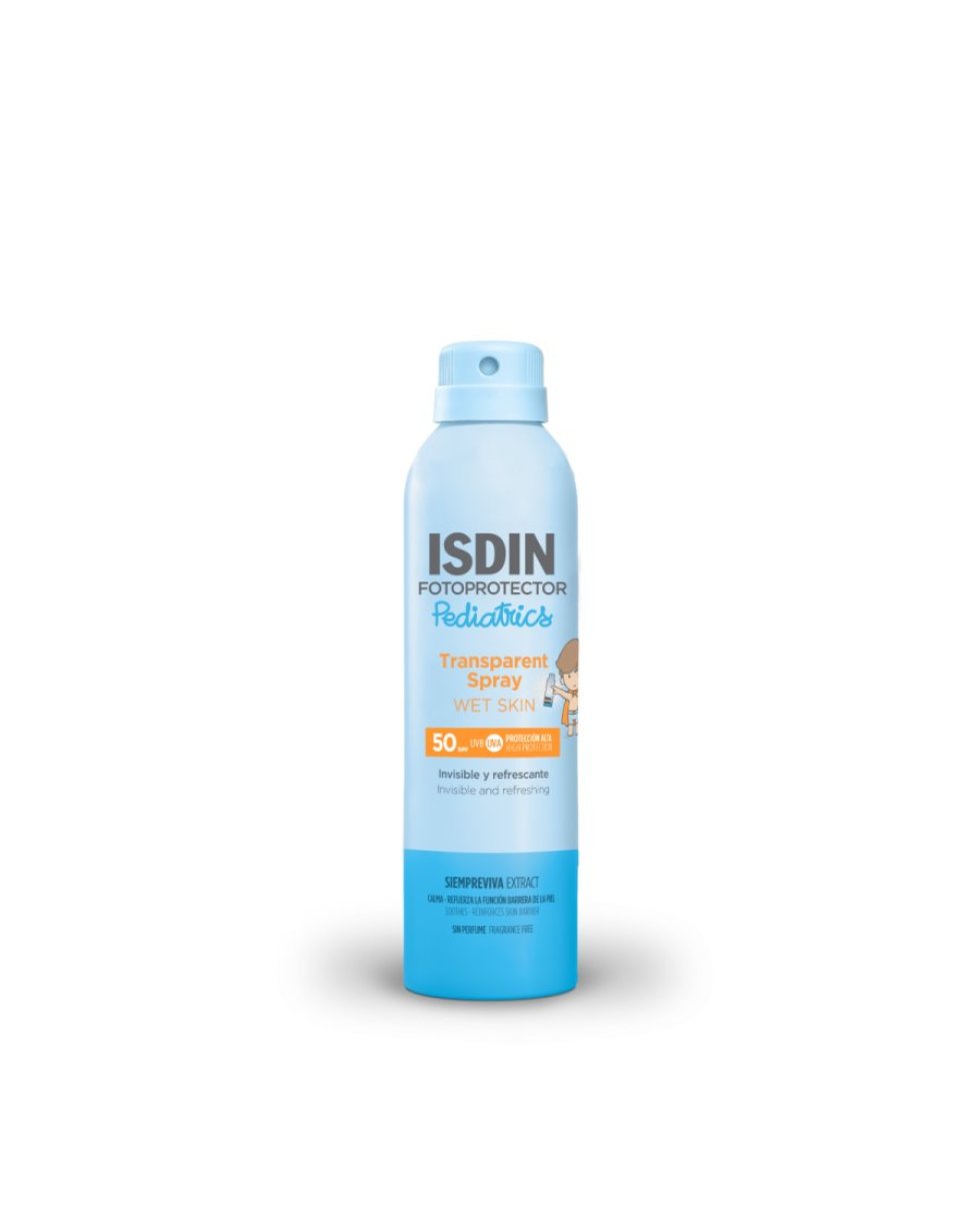 Isdin Fotoprotector Transparent Spray Pediatric Pelle Delicata Bambino 50, 250Ml