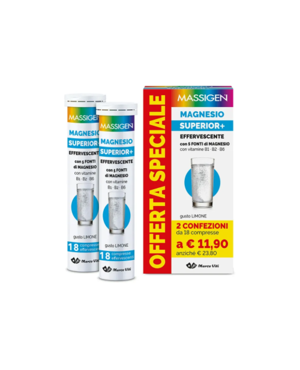 Magnesio Superior 18+18 Compressse Effervescenti