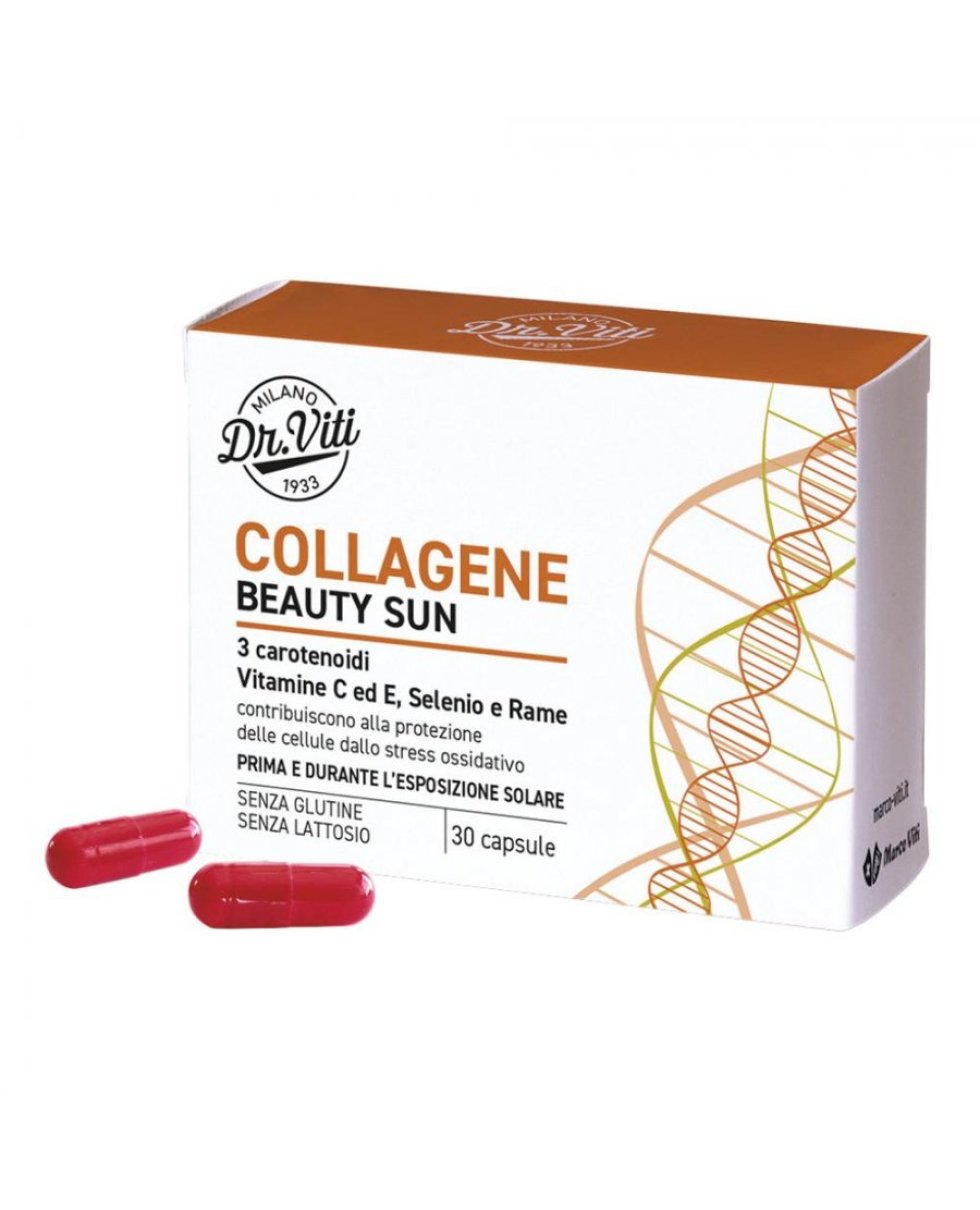 Collagene Beauty Sun Integratore Alimentare 30 Capsule