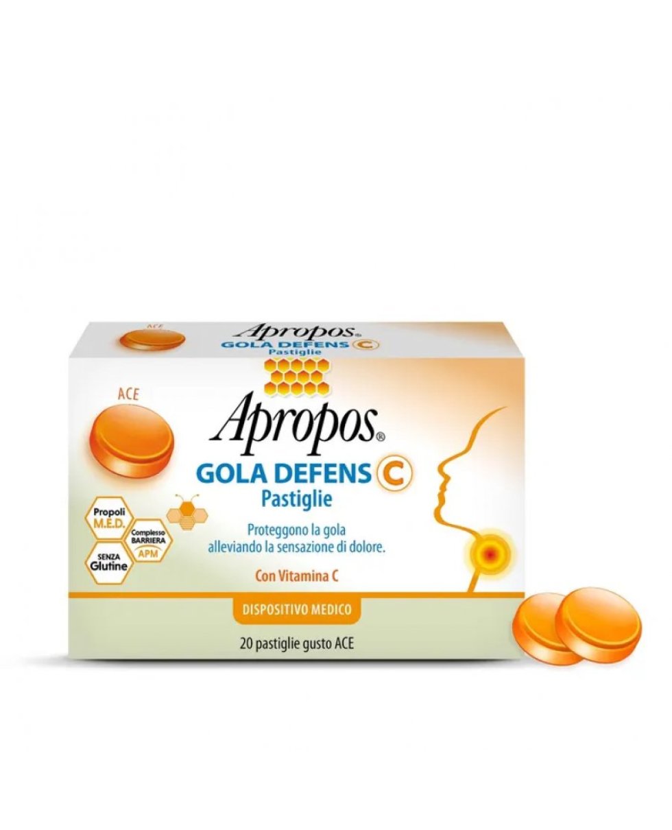 Apropos Gola Defens C Gusto Ace 20 Pastiglie 
