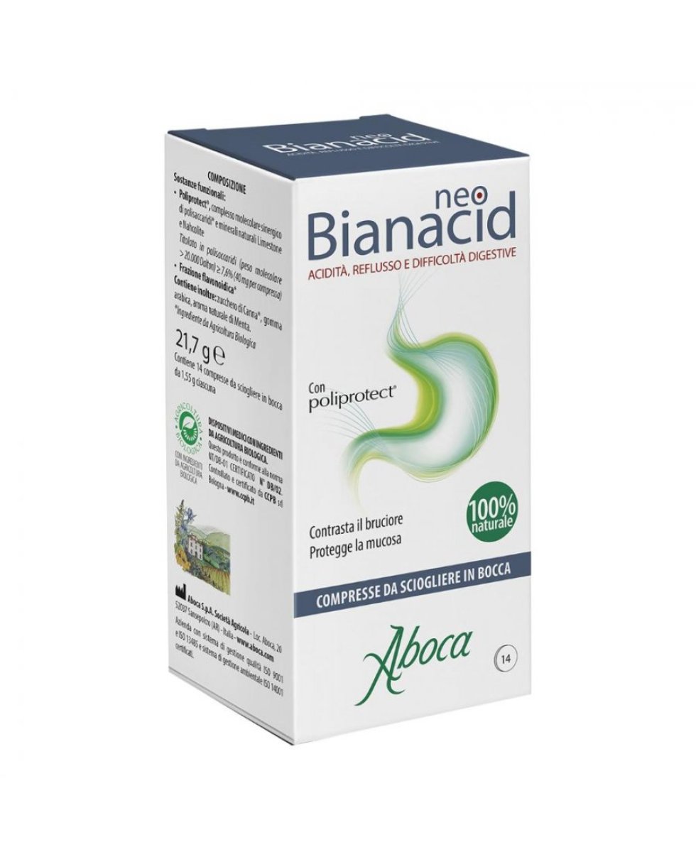 Aboca Neobianacid 14 Compresse Da 1,55G