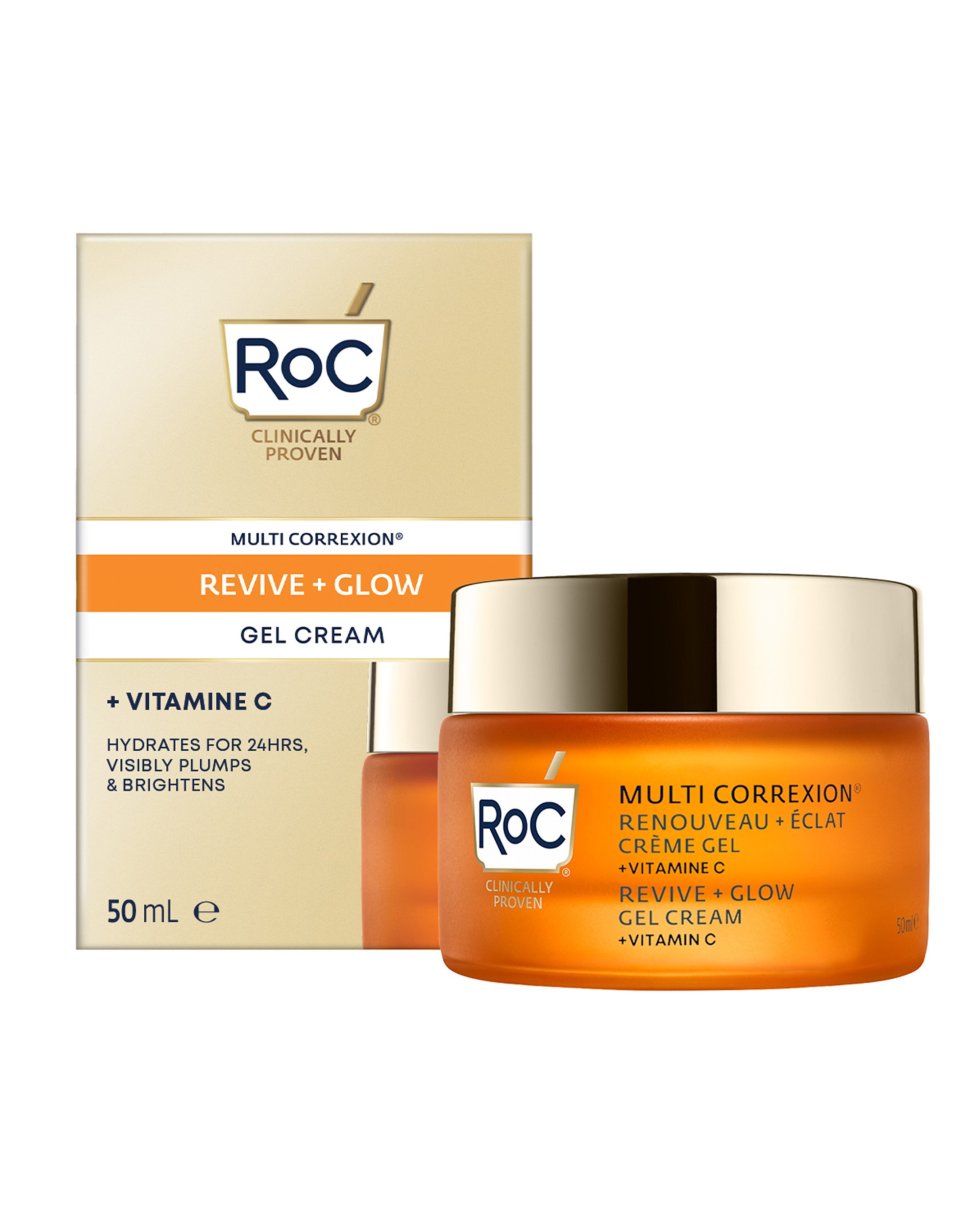 Roc Multi Correxion Revive + Glow Crema Viso Gel Illuminante 50 ml