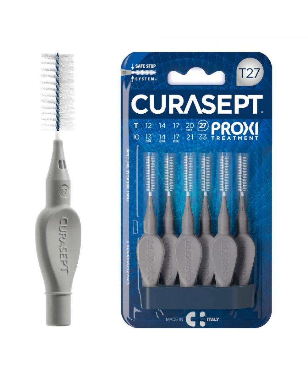 Curasept Proxi T27 Scovolino Grigio 6 Pezzi Curasept Proxi T27 Scovolino Grigio 6 Pezzi