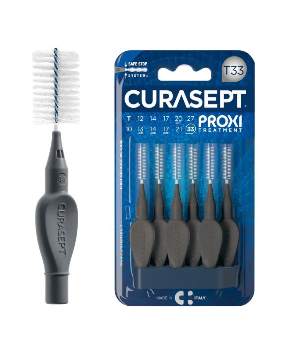 Curasept Proxi T33 Scovolino Antracite 6Pz