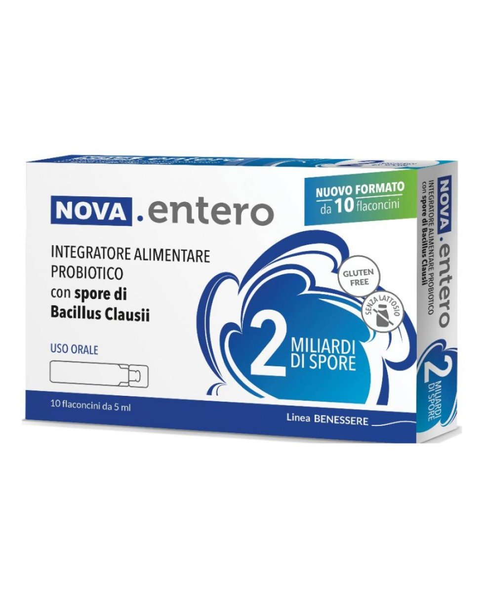 Nova Entero 2 Miliardi Probiotico 10 Flaconcini