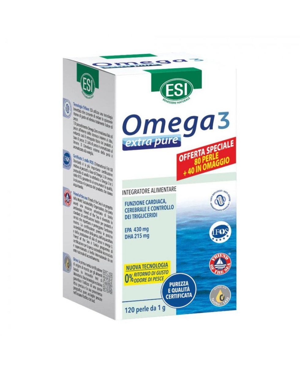 Esi Omega 3 Extra Pure 80 + 40 Perle