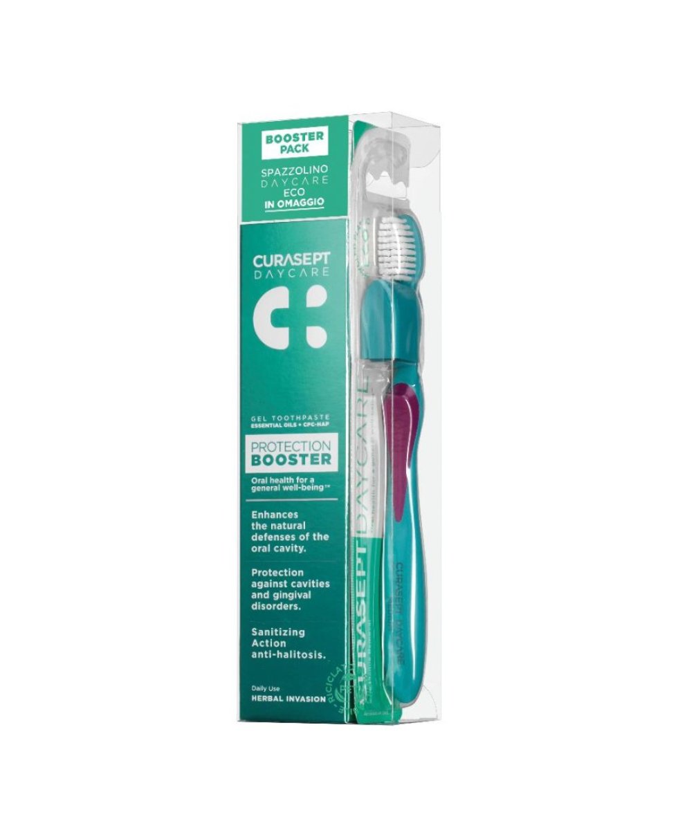 Curasept Daycare Dentifricio Herbal Invasion +Spazzolino 