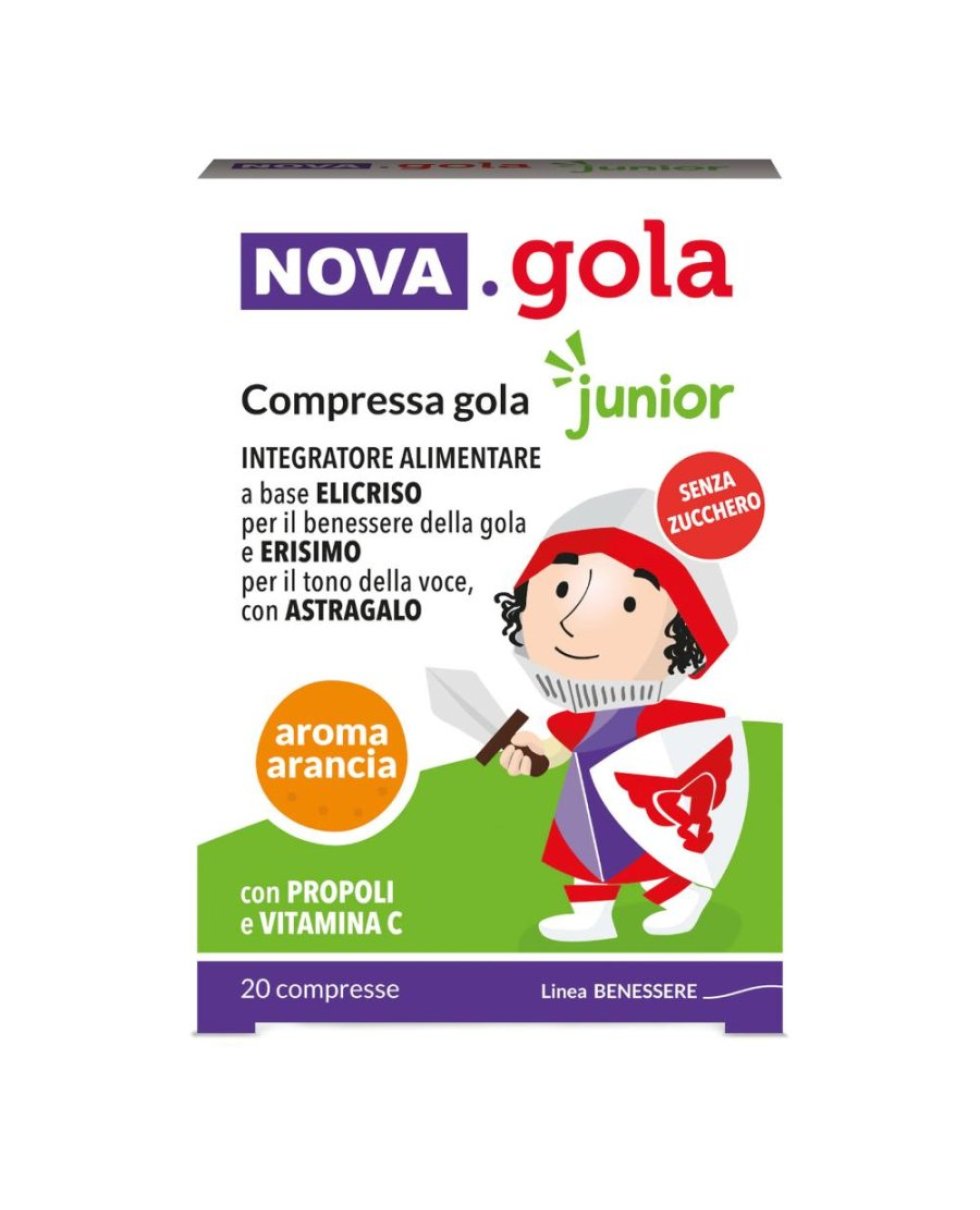 Nova Gola Junior Arancia 20 Compresse