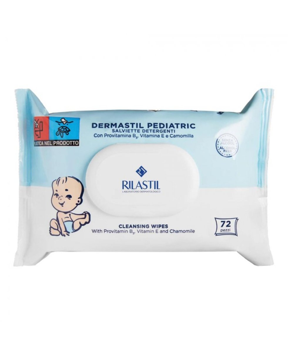 Rilastil Dermastil Salviette Detergenti 72 Pezzi