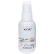 Vichy Capital Soleil Uv-Age Daily Pigment Medium Spf50+ Fluido Solare Anti-Invecchiamento Colorazione Media 40Ml
