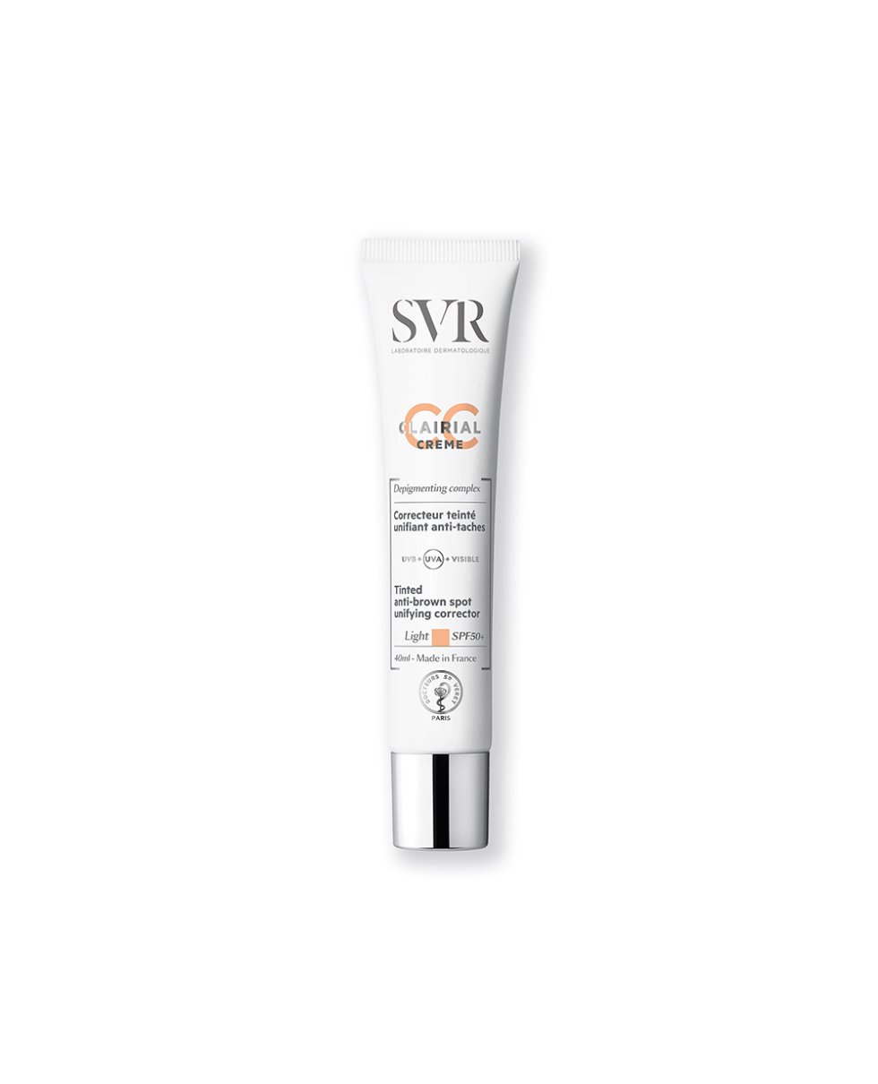 SVR CLAIRIAL CREMA SPF50+ CORRETTORE ANTIMACCHIA TINTA LIGHT 40ML