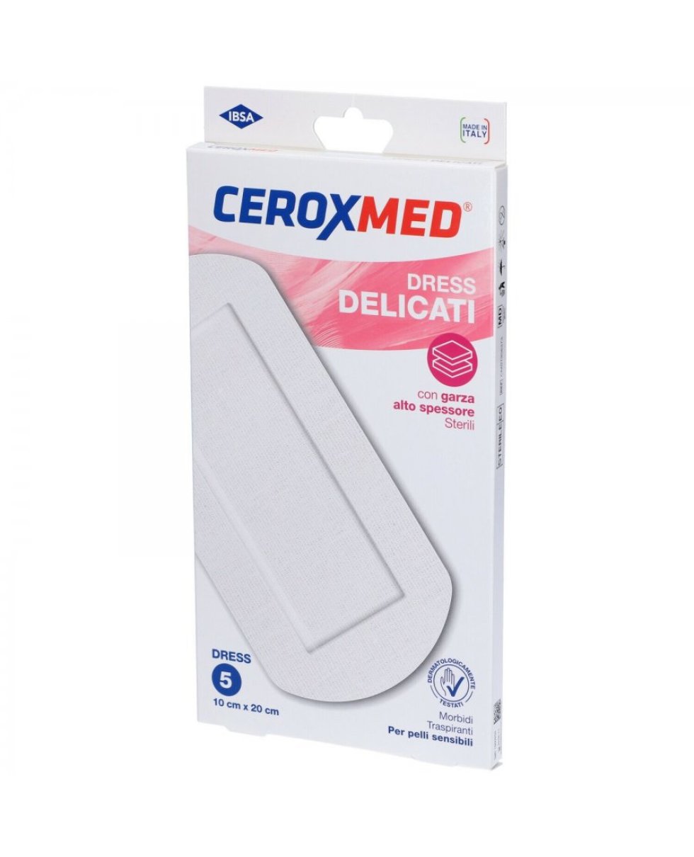 Ceroxmed Dress Delicati 10X20 5 Pezzi Per Ferite