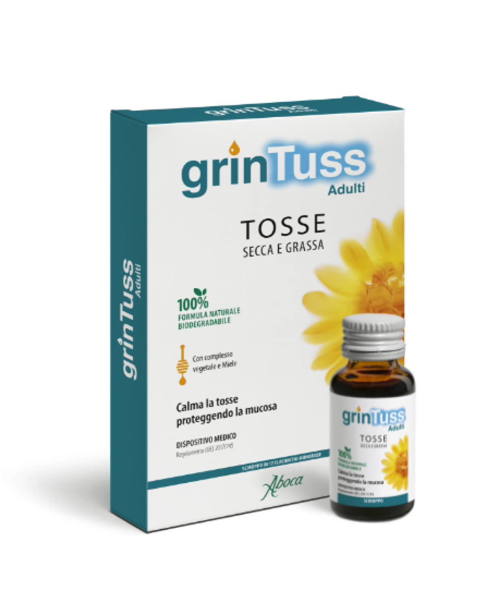 Grintuss Adulti Sciropppo 12 Flaconcini Da 13,6g