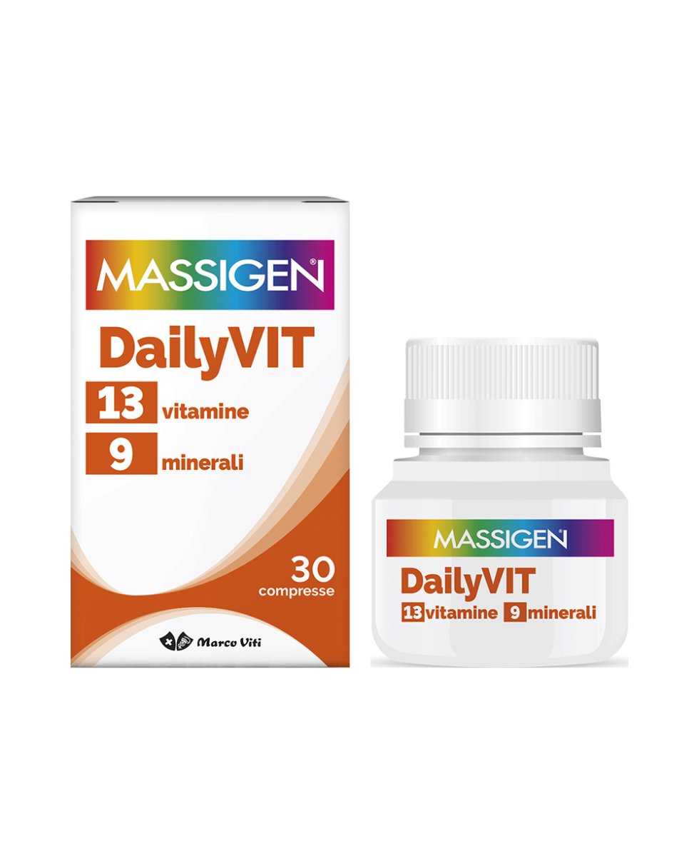 Marco Viti Massigen Dailyvit 13 Vitamine 9 Minerali 30 Compresse