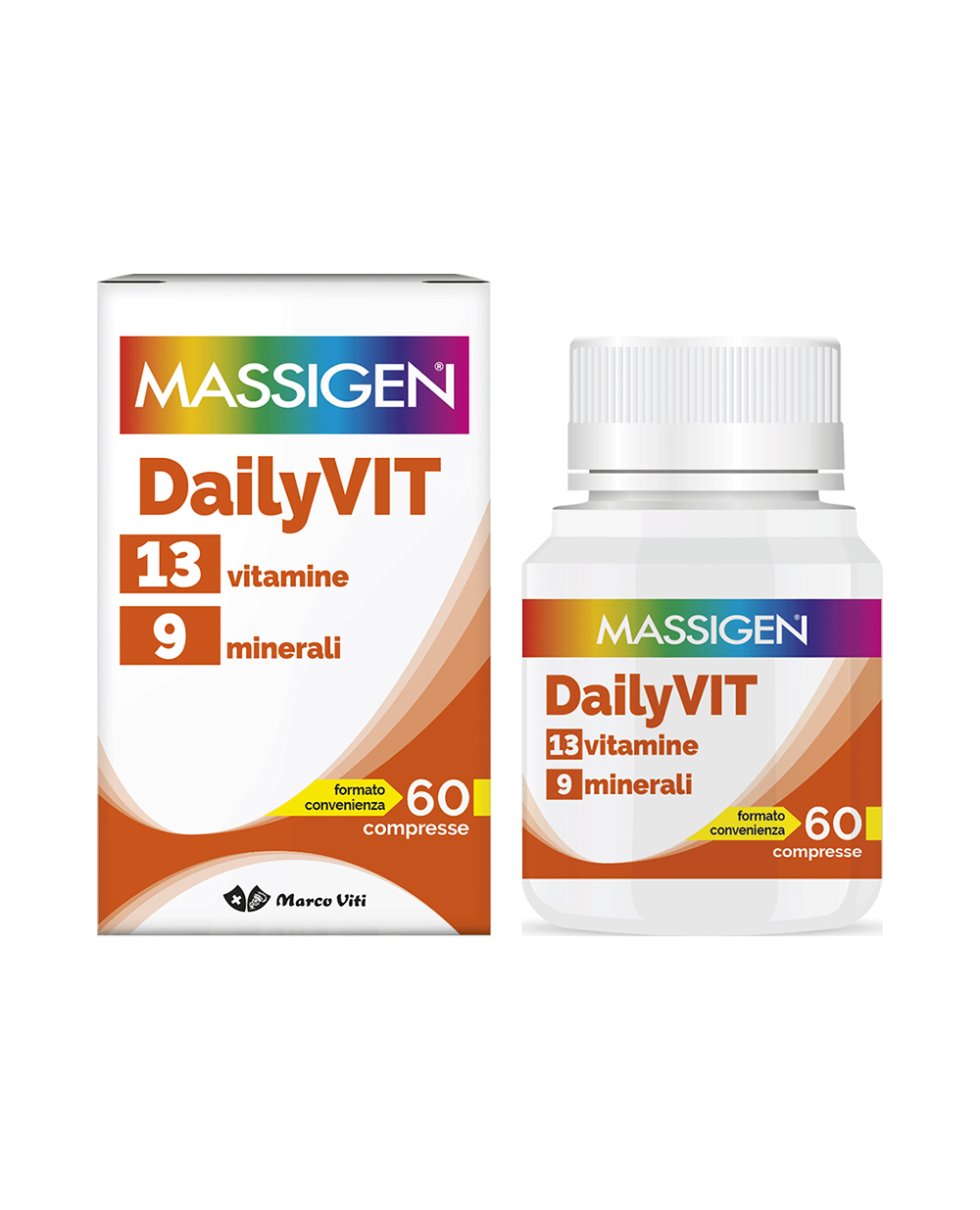 Marco Viti Massigen Dailyvit 13 Vitamine 9 Minerali 60 Compresse