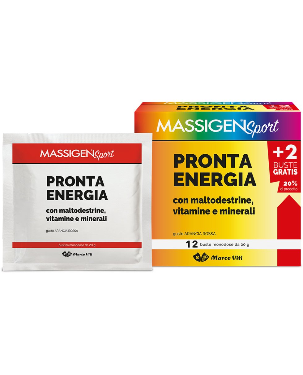 Marco Viti Massigen Sport Pronta Energia 12 Bustine Da 20Mg