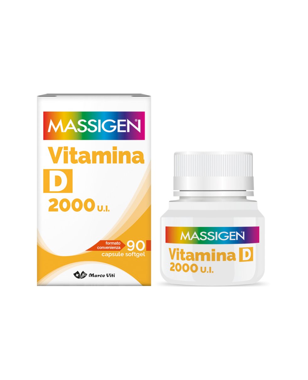 Marco Viti Massigen Dailyvit Vitamina D 2000 90 Capsule