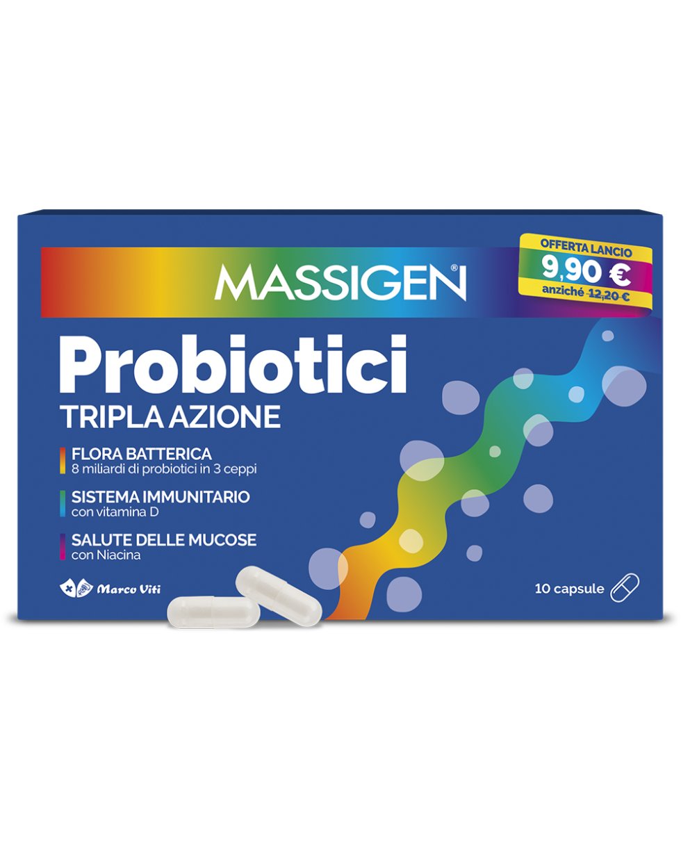 Marco Viti Massigen probiotici 10 capsule