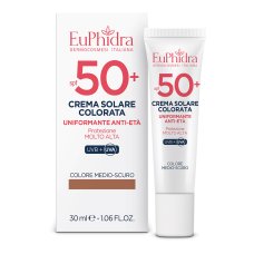 Euphidra Crema solare viso colorata 50+ medio-scura 