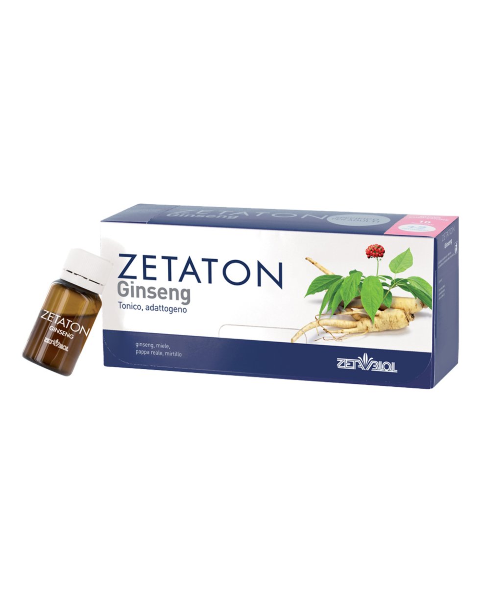 Zetaton Ginseng 12 Flaconcini Da 10 Ml