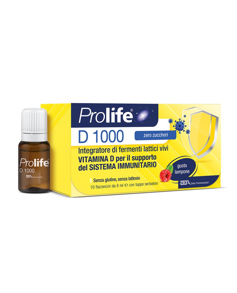 PROLIFE D 1000 ZERO ZUCCHERI 10 FLACONCINI DA 8ML