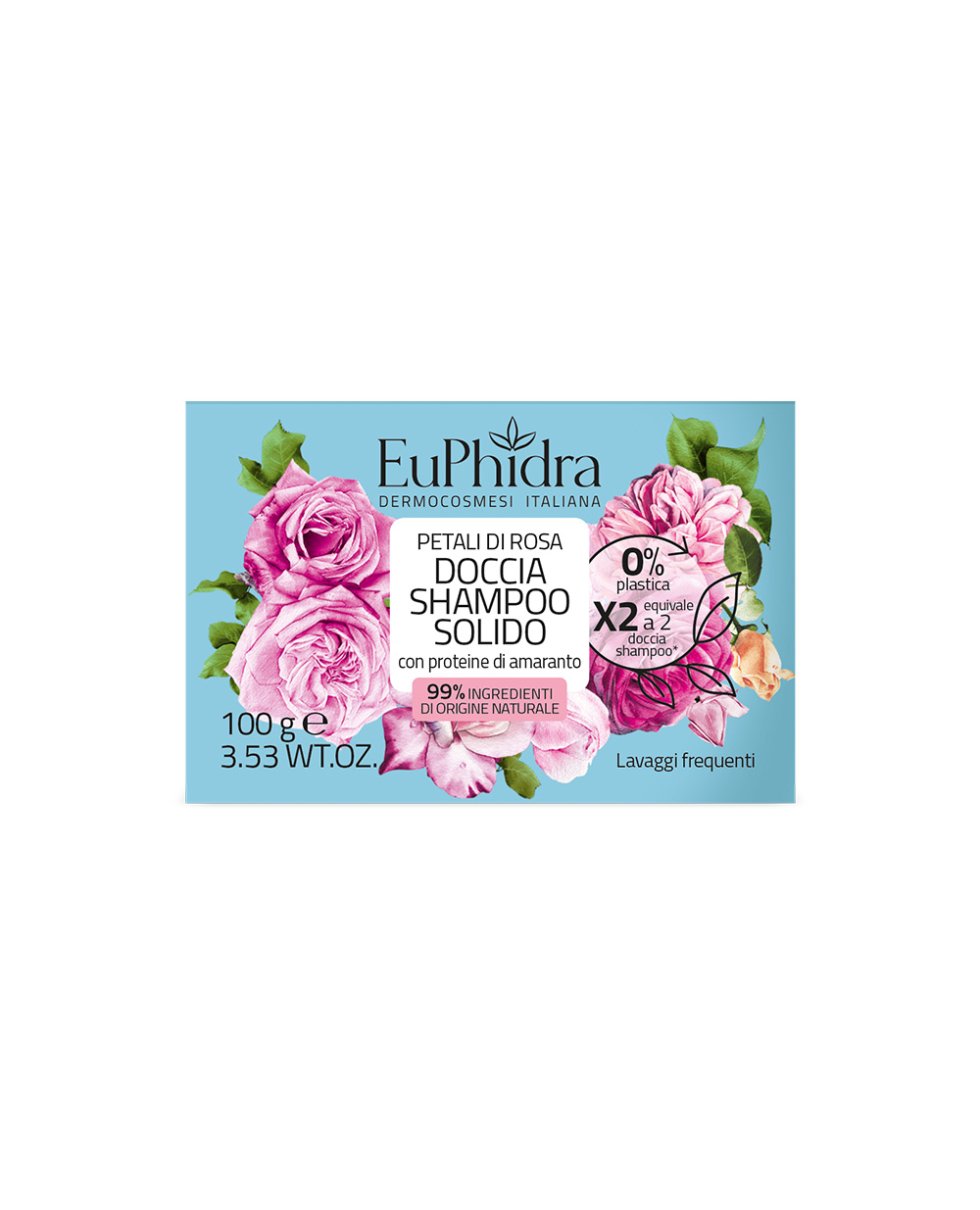 Euphidra Doccia Shampoo Solido PETALI DI ROSA