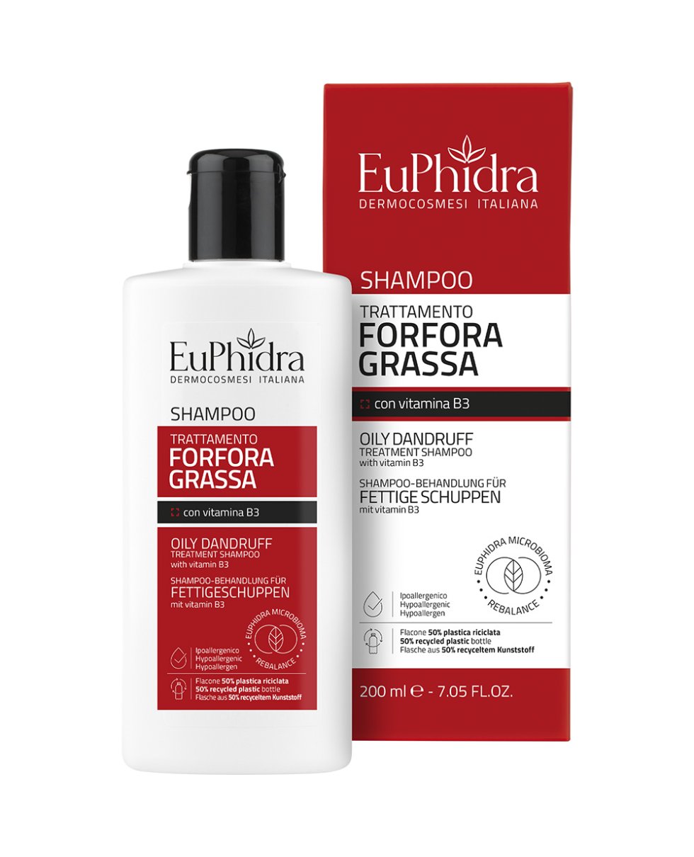 Euphidra Shampoo trattamento forfora grassa 