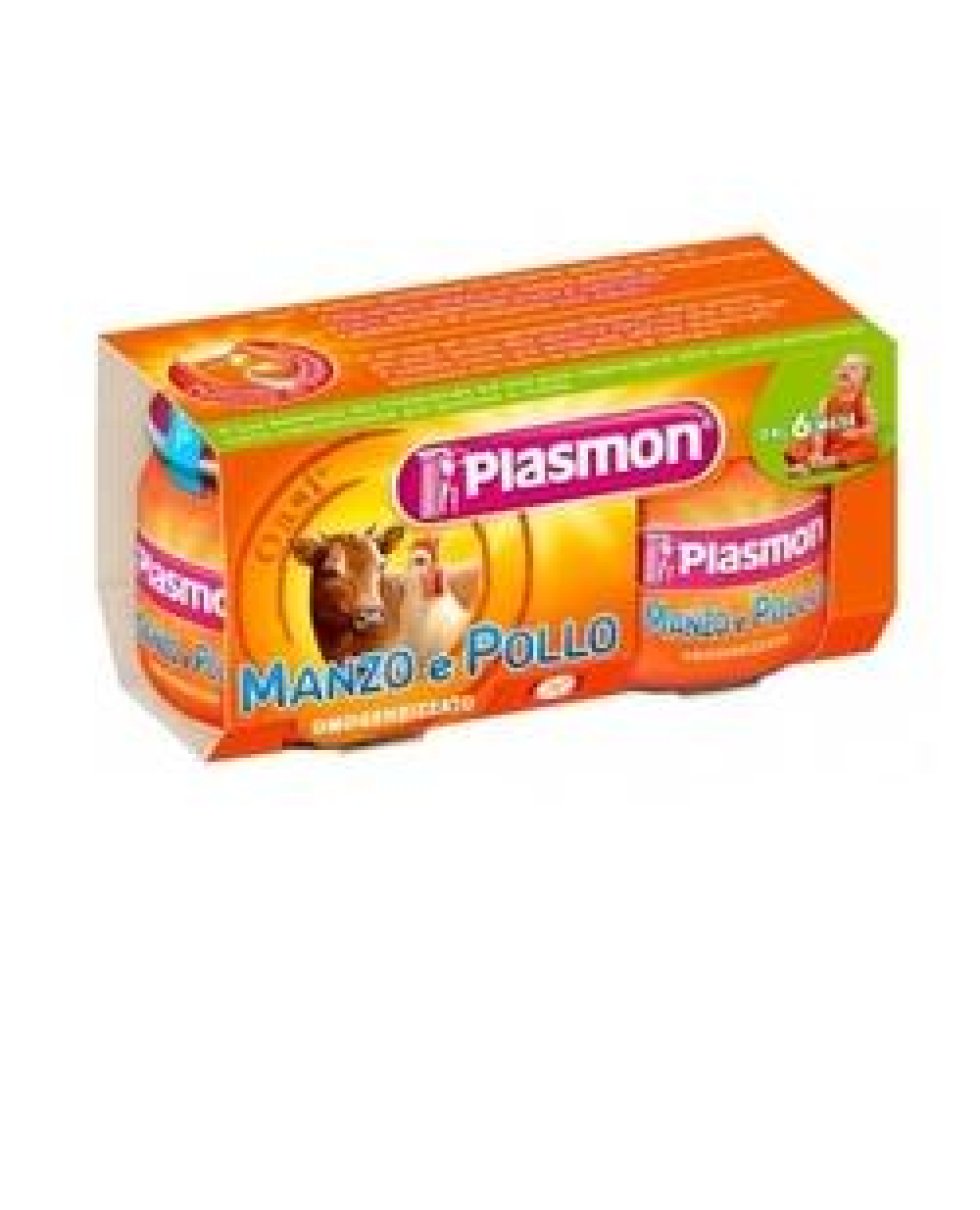 PLASMON*OM MANZO-POLLO 2X80G