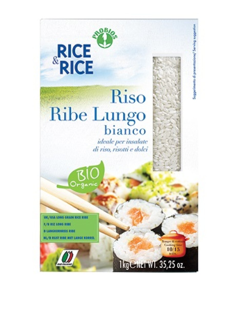 R&R Riso Lungo Ribe Bianco 1Kg