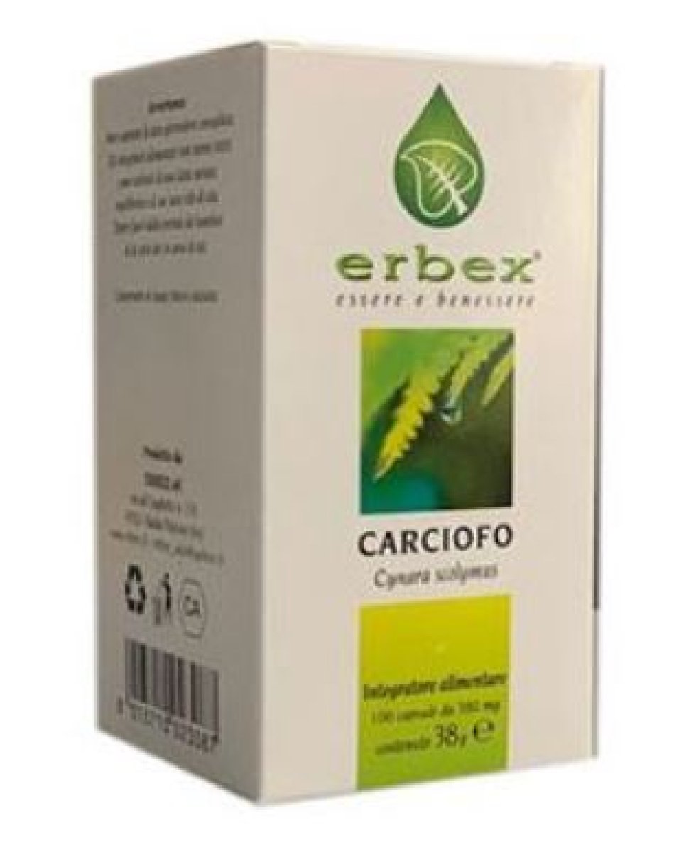 CARCIOFO 100CPS 380MG ERBEX