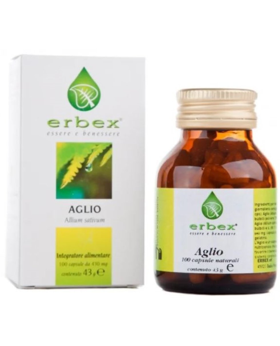 AGLIO 100CPS 430MG ERBEX