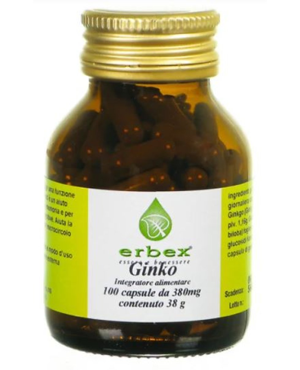 GINKGO BILOBA 100Cps430mgERBEX