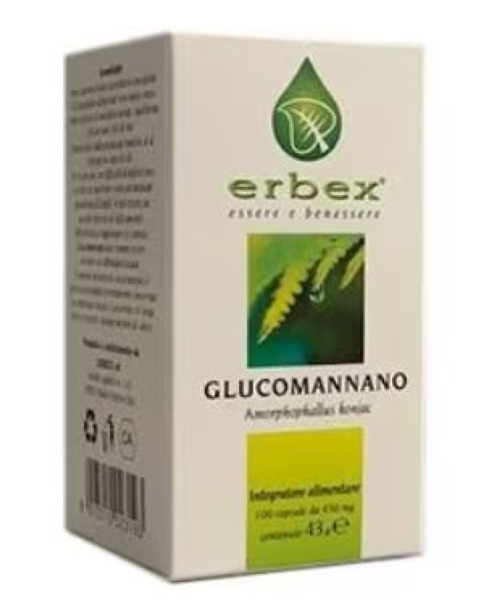 GLUCOMANNANO 100CPS 430MG ERBEX