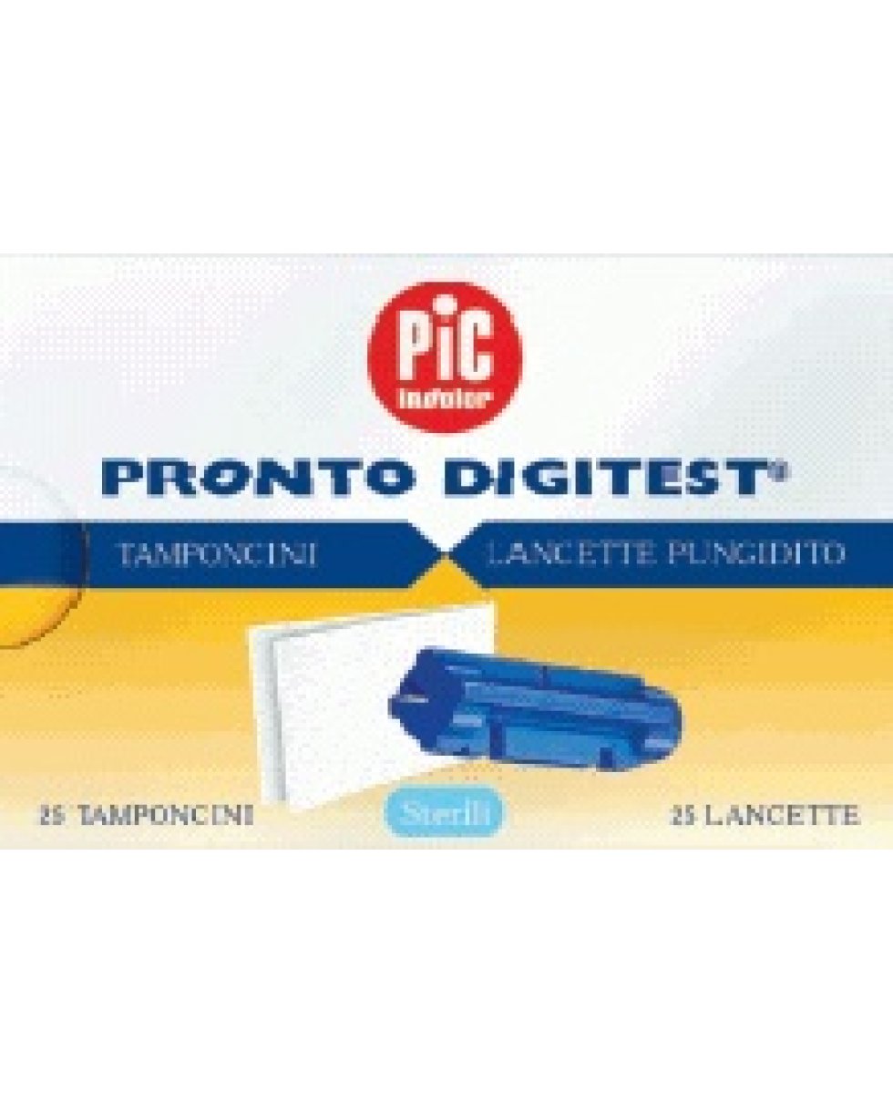 DIGITEST LANCETTE PUNGIDITO 25PZ