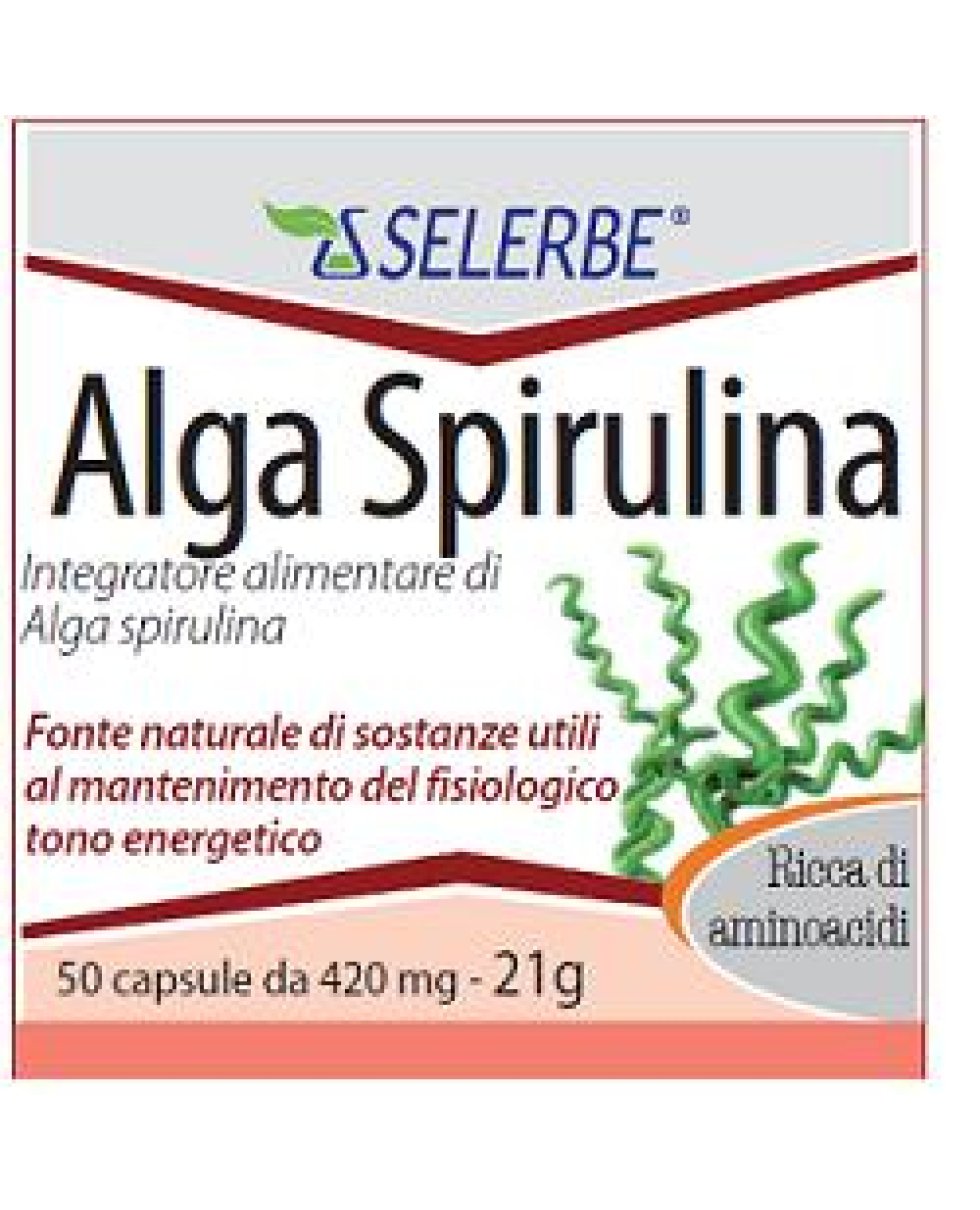 SELERBE SPIRULINA ALGA 50CPS