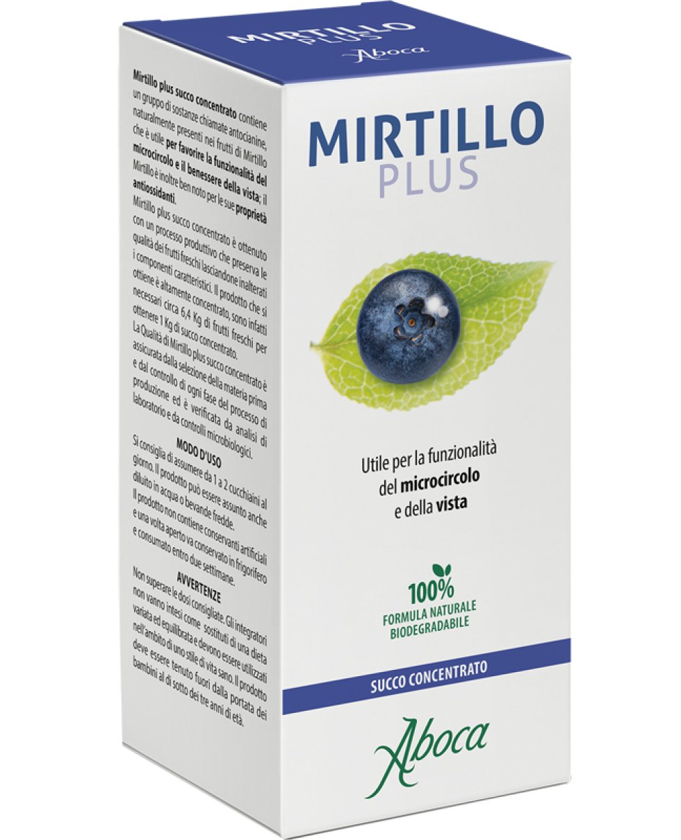 Aboca Mirtillo Plus Succo Concentrato 100Ml