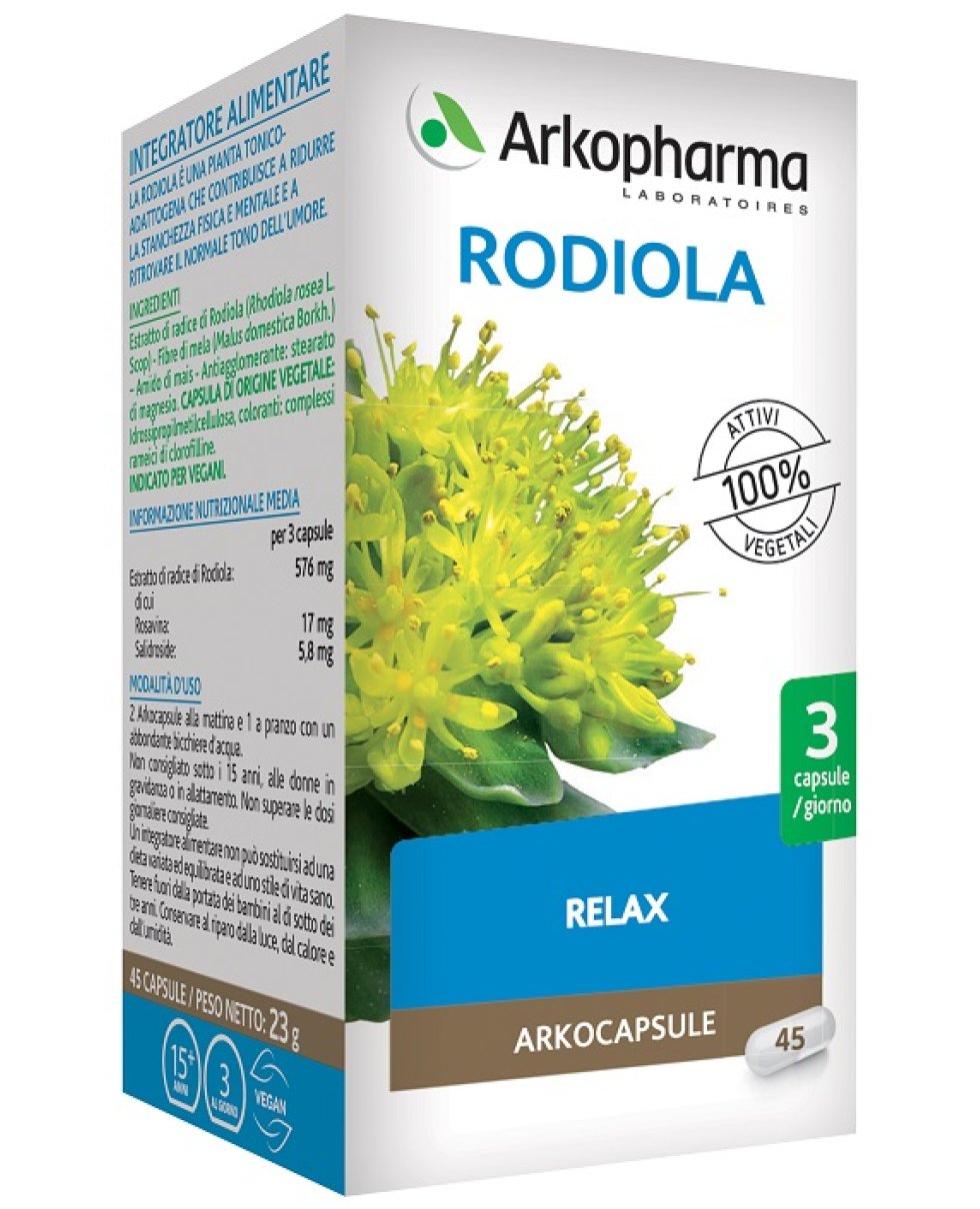 RODIOLA ARKOCAPSULE 45CPS