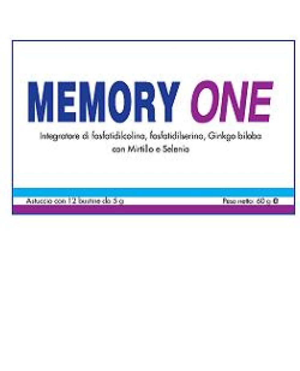 MEMORY ONE INTEG 12 BUSTE