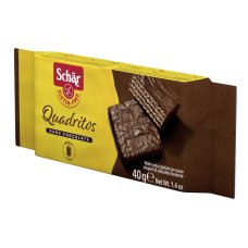 SCHAR BISC QUADRITOS WAFER 40G